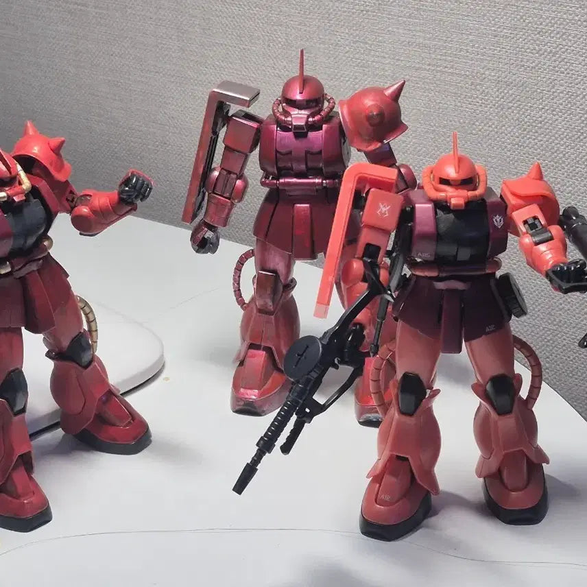 [BUNJANG] Char's Zaku Platoon Set / 건담 팔아요. 돌격 샤아 자쿠 소대