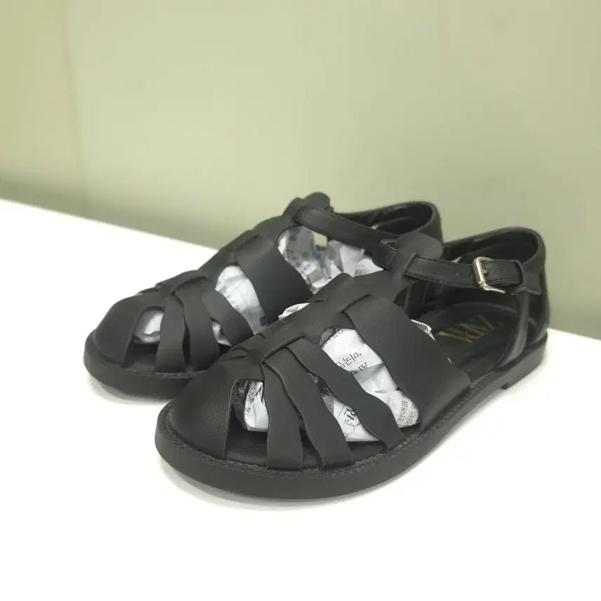 [BUNJANG] Zara Women's Black Sandals / 자라) 거의새거 여성 샌들 블랙 -230