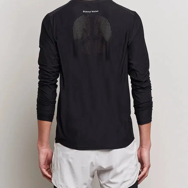 [BUNJANG] District Vision Ultralight Aloe Long Sleeve Black M / 디스트릭트비전 울트라라이트 알로에 롱슬리브 블랙 M