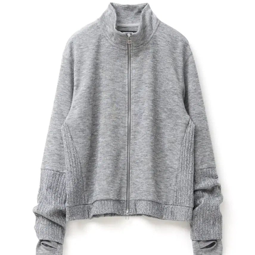 [BUNJANG] Hatching Room Double Sleeve Track Cardigan Grey Size 4 / [4] 해칭룸 더블 슬리브 트랙 가디건
