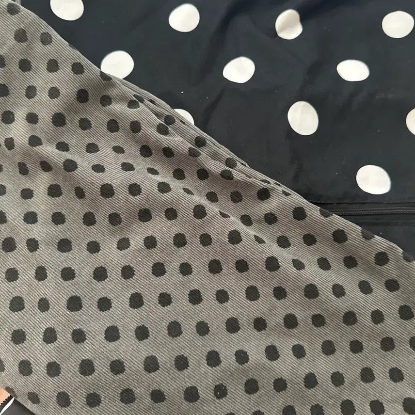 [BUNJANG] Polka Dot Pattern Shoulder Bag Set / 도트 무늬 가방 외