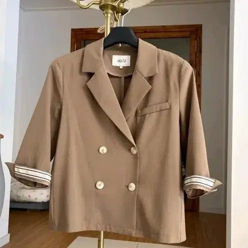 [BUNJANG] ab.fz Women's Summer Suit Set (Beige, Size 55) / ab.f.z 여성 여름 정장세트 정장셋업 55