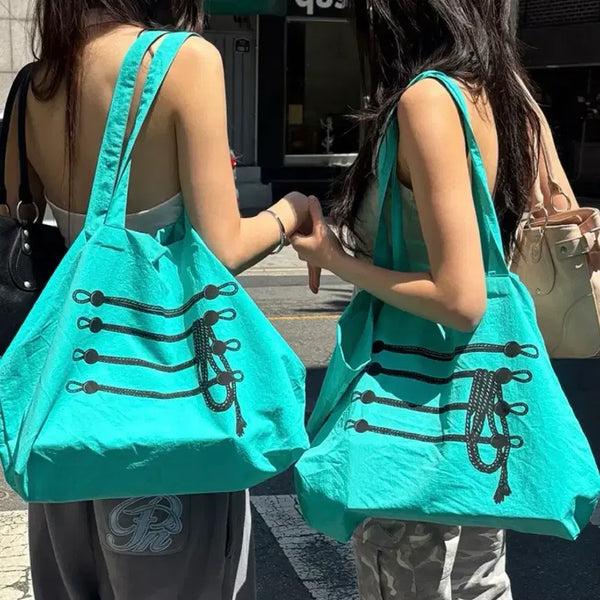 [BUNJANG] Dimanche Napoleon Tote Bag Mint / 디망쉬 나폴레옹토트백 민트 판매해요