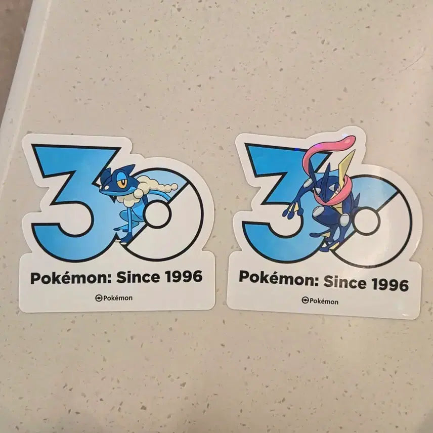 [BUNJANG] Pokemon 30th Anniversary Sticker Set - Greninja & Frogadier / 포켓몬 30주년 스티커 개굴반장 개굴닌자 일괄 판매 포켓몬스터