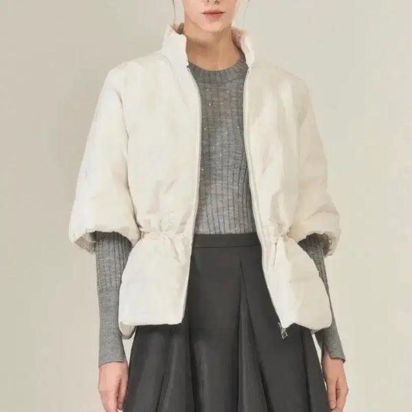 [BUNJANG] Obzee Embroidered Padded Jacket / 한섬 오브제 엠브로이더리 패딩