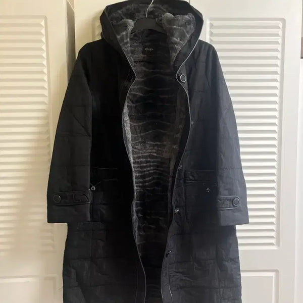 [BUNJANG] Sysmax Genuine Leather Rabbit Fur Coat - Size S/M (55) / [상태 최상급] 시스막스 양가죽 토끼털 퍼 코트 [ S~M 55 사이즈]