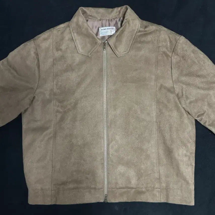 [BUNJANG] Hono Report Cut Suede Collar Blouson / 호노 리포트 컷 카라 자켓 스텀프 스웨이드 블루종