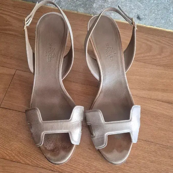 [BUNJANG] Hermès Gold Sandals / 에르메스 샌들 골드