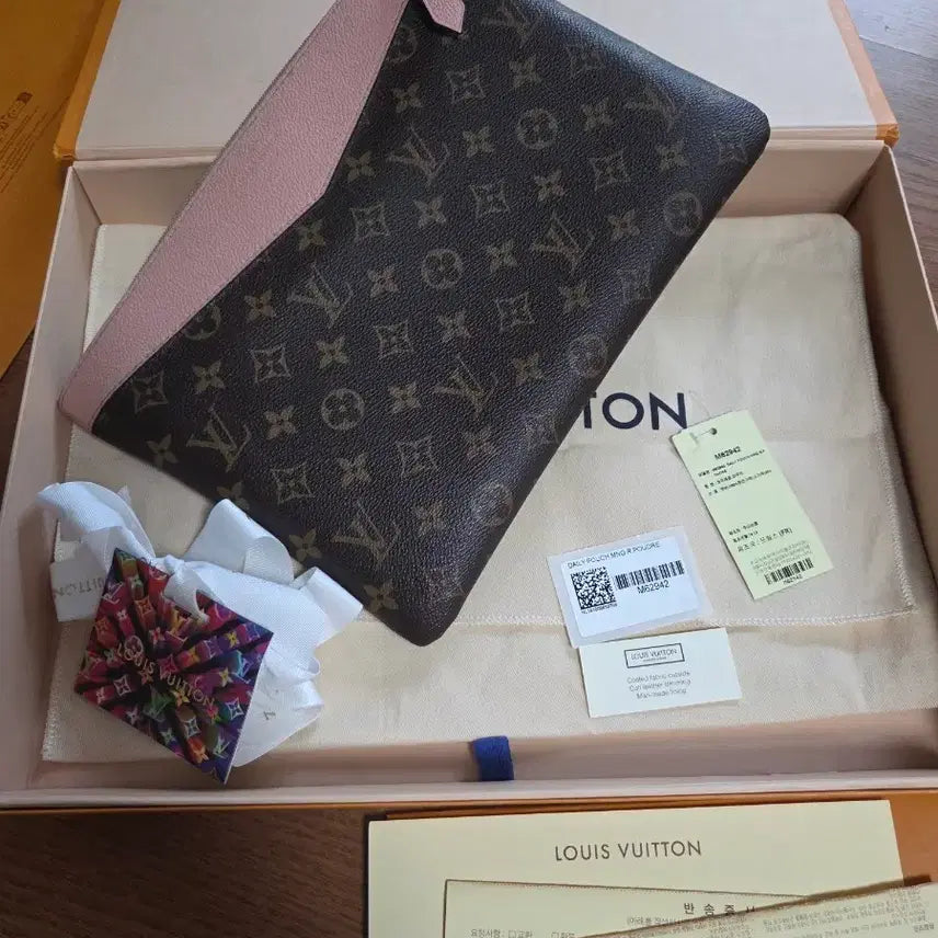[BUNJANG] Louis Vuitton Monogram Pink Clutch / 루이비통 모노그램 핑크 클러치