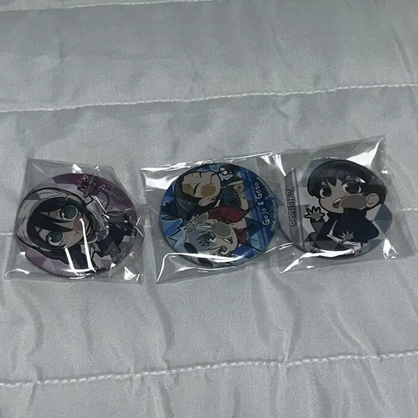 [BUNJANG] Jujutsu Kaisen 3-Piece Badge Set / 주술회전 뱃지 3종 세트