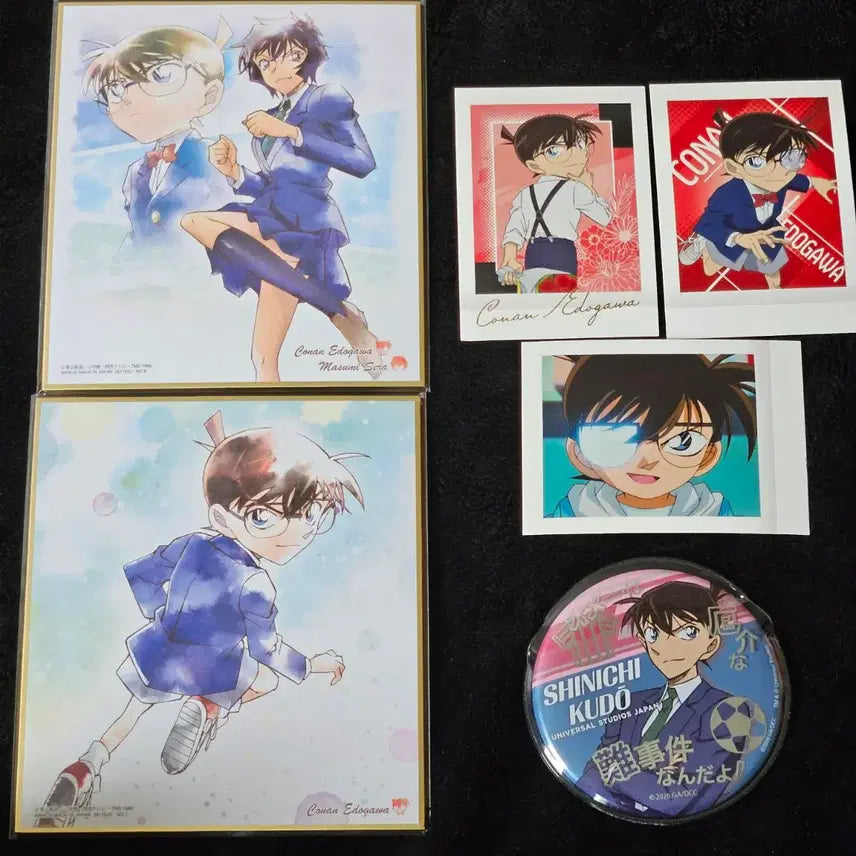 [BUNJANG] Detective Conan Shinichi Shikishi Card USJ Taiyi's Fallen Angel Universal Studios Japan / 명탐정코난 코난 신이치 색지 파샤 파샤코레 USJ 타이웨이의 타천사 유니버셜 재팬