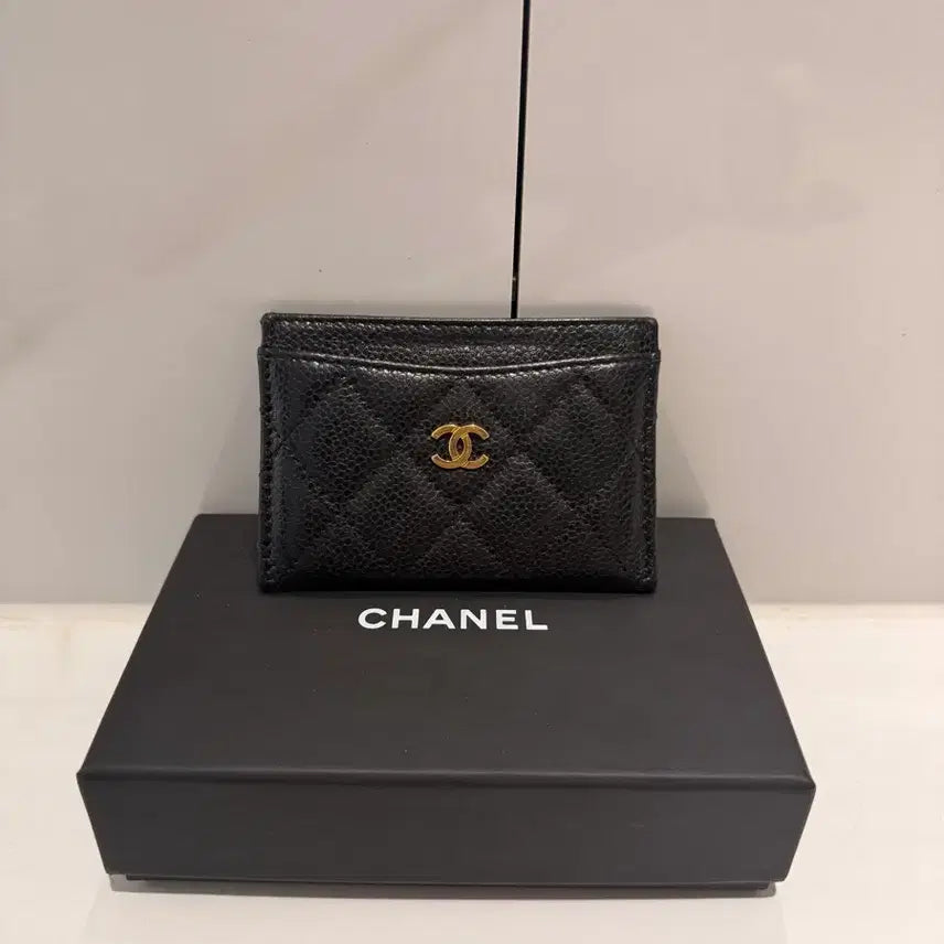 [BUNJANG] Chanel Caviar Wallet Gold Hardware / [S급/정품] 샤넬 케비어 지갑 금장