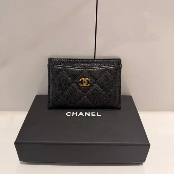 [BUNJANG] Chanel Caviar Wallet Gold Hardware / [S급/정품] 샤넬 케비어 지갑 금장