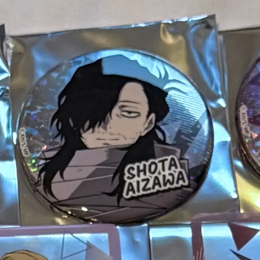 [BUNJANG] My Hero Academia x Onigiri Aizawa Badge / 나의히어로아카데미아 오니기리 주먹밥 콜라보 아이자와 뱃지