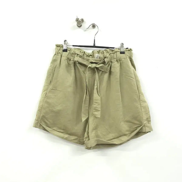 [BUNJANG] Women's Banding Shorts (Sand Beige) / 샌드베이지) 여성 밴딩 반바지 -F
