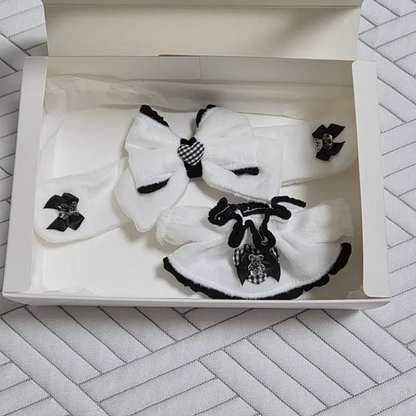 [BUNJANG] Maman's Diary Closet Sugar Bear Reverse White Cotton Doll / 원가이하 1회시착) 마망의일기옷장 슈가베어 리버스화이트  솜인형 솜깅 10깅 솜옷