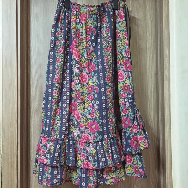 [BUNJANG] Floral Print Skirt / 꽃무늬 치마