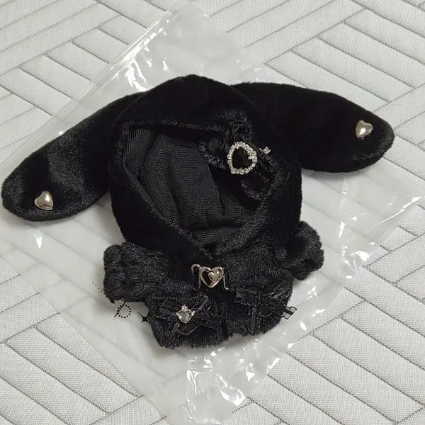 [BUNJANG] Sunny Closet Puppyrin Black Plush Doll / 원가이하 1회시착) 써니클로젯 퍼피나린 블랙 솜인형 솜깅 10깅 솜옷