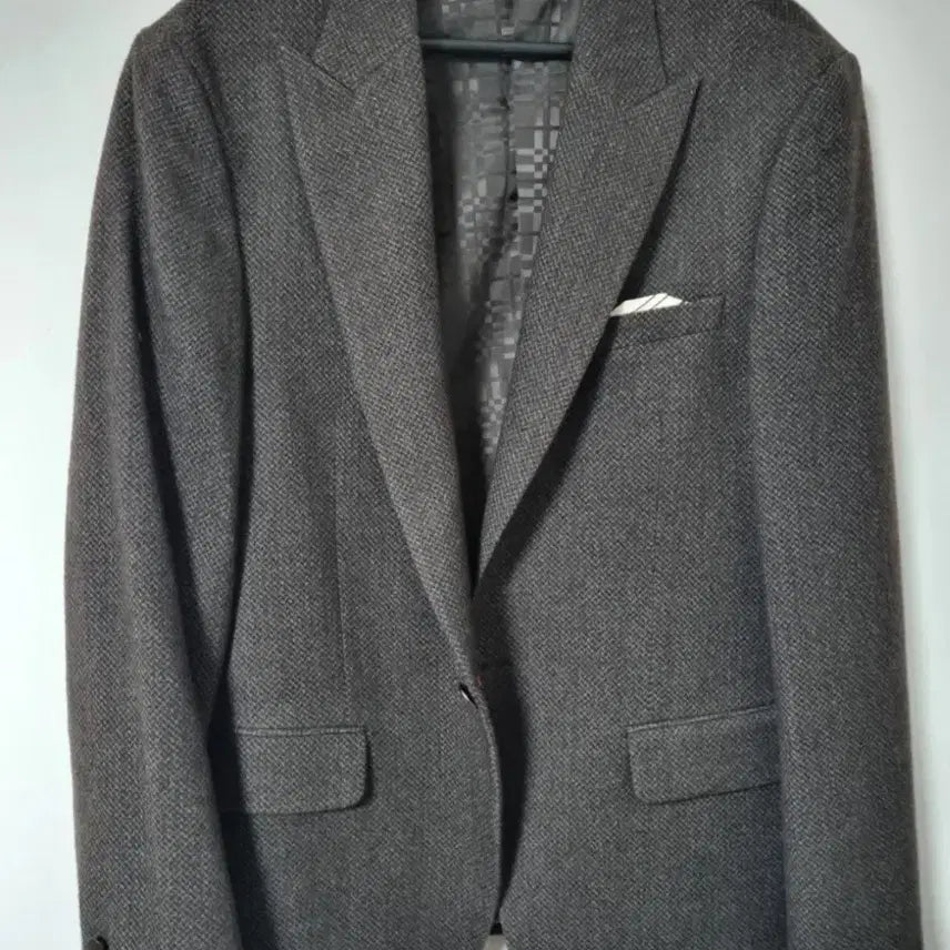 [BUNJANG] Men's Dark Gray Suit Jacket Size 100 / 남성 정장 재킷 다크 그레이100