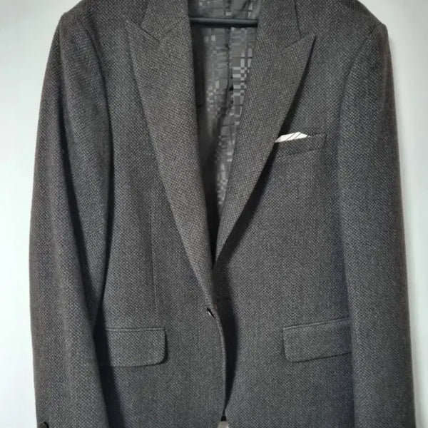 [BUNJANG] Men's Dark Gray Suit Jacket Size 100 / 남성 정장 재킷 다크 그레이100