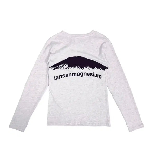 [BUNJANG] Mountain Long Sleeve Light Pink T-shirt / 새상품!!) 탄산마그네슘 마운틴 롱슬리브 라이트핑크 판매 및 교환