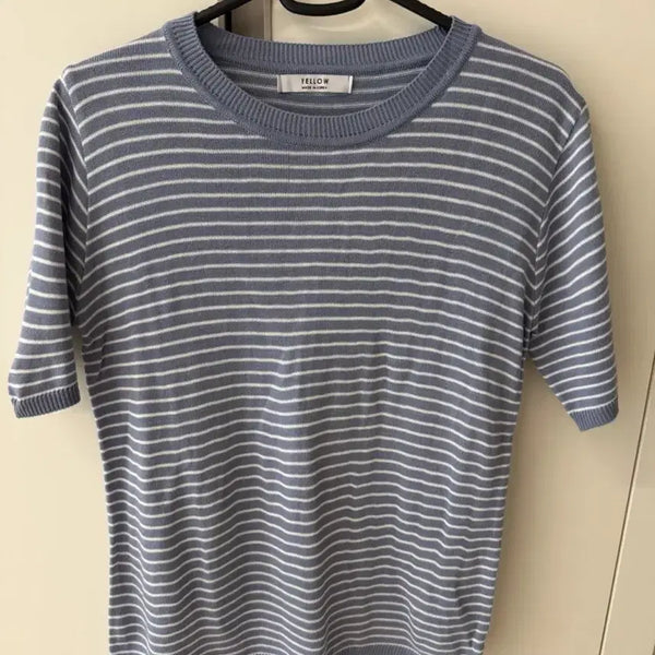 [BUNJANG] Knit Short Sleeve Top / 니트반팔