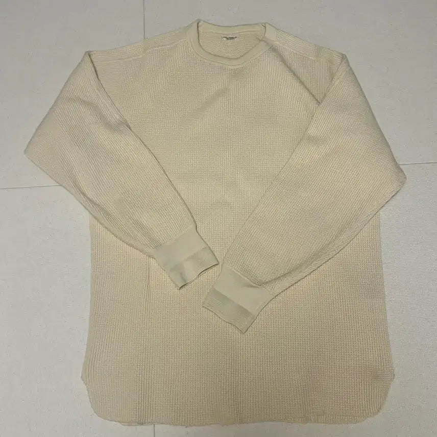 [BUNJANG] Phigvel Heavy Waffle Top Ivory Size 3 (40) / Phigvel 피그벨 헤비 와플탑 아이보리 / 3사이즈 (40)