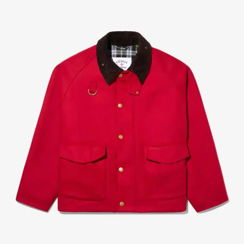 [BUNJANG] Noah x Barbour Wool Wedding Jacket Hunting Red / 노아x바버 울 웨이딩 자켓 헌팅 레드