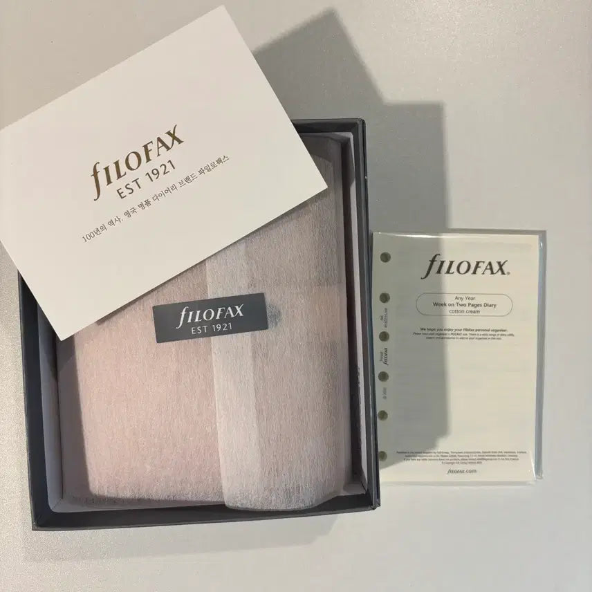 [BUNJANG] Filofax Malden A7 Pink with Various Inserts / 파일로팩스 몰든A7 핑크 (여러 속지포함)