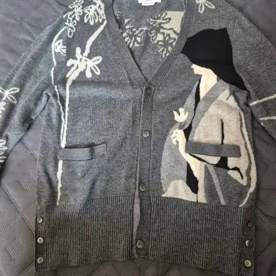 [BUNJANG] Thom Browne Intarsia Pattern Cardigan Size 2 / 톰브라운 가디건 인타르시아 2사이즈