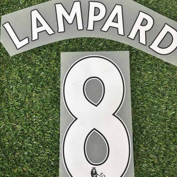 [BUNJANG] Chelsea 07-17 Home EPL Lampard #8 Jersey Name Set / [자컷] 07-17 첼시 홈 EPL 램파드 8 유니폼 네임셋 마킹지