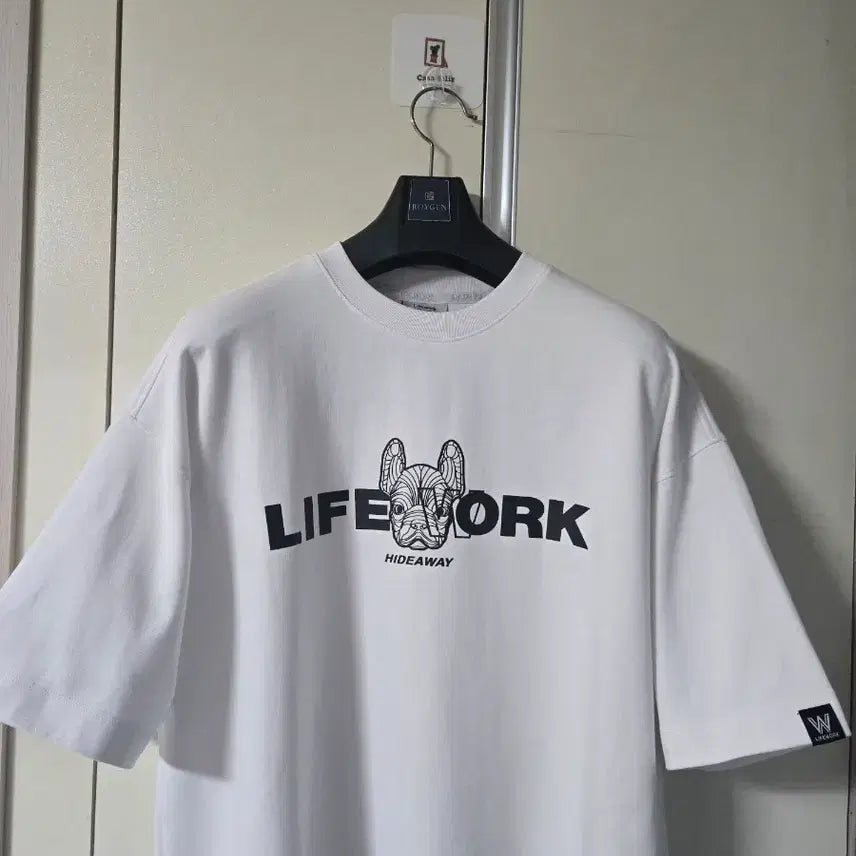 [BUNJANG] Life Work Short Sleeve T-Shirt Size 100 / (최상급)라이프워크 반팔티 100 남