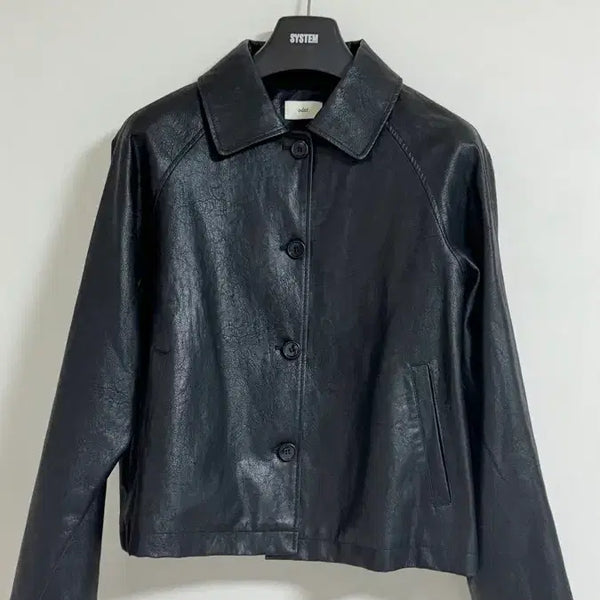 [BUNJANG] Ganaesra Beris Leather Jacket / 가내스라 베리스 가죽자켓