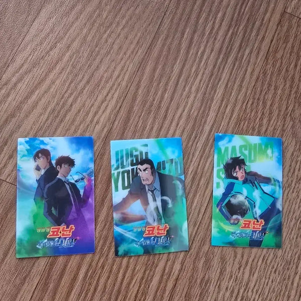 [BUNJANG] Detective Conan: The Raven Chaser Lenticular Set / 명탐정 코난 하이웨이의 타천사 극장판 특전 렌티큘러 3종 일괄