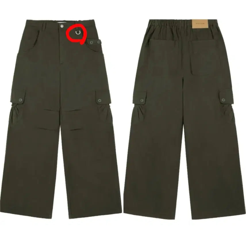 [BUNJANG] Rockcake Draw Pocket Work Pants - Khaki / 락케이크 Draw Pocket Work Pants - Khaki 판매(새상품)
