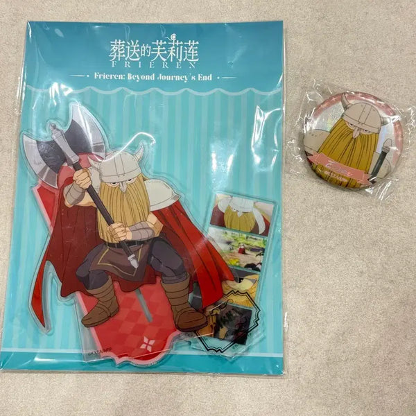 [BUNJANG] Frieren: Beyond Journey's End Chinese Lottery Acrylic Stand / 장송의 프리렌 중국 쿠지 아크릴 스탠드+캔뱃지
