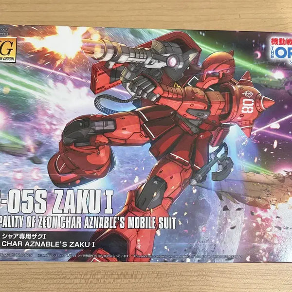 [BUNJANG] HG The Origin Zaku I (1) Char's Custom / hg 디 오리진 자쿠 I (1) 샤아 전용기