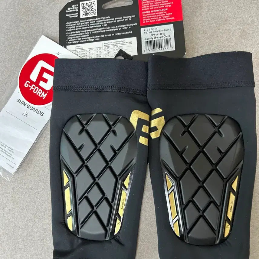[BUNJANG] GiForm Pro-S Elite Integrated Soft Shin Guards (Matte Black, Size S) / 지폼 일체형 소프트 신가드 정강이보호대 Pro-S Elite Shin Matte S사이즈
