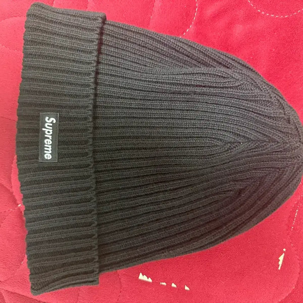 [BUNJANG] Supreme Box Logo Beanie Black / 슈프림 박스 로고 비니