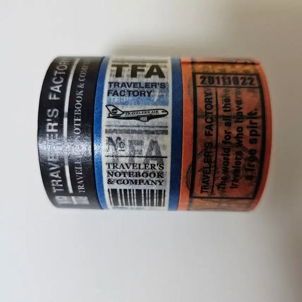 [BUNJANG] MT x Midori Traveler's Collaboration Masking Tape / 세트)mt x 미도리 콜라보 트래블러스 traveler's 마스킹테이프