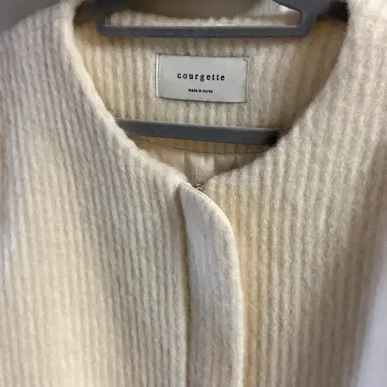 [BUNJANG] Courgette Ivory Scarf Set Wool Jacket / courgette 아이보리 스카프 세트 울자켓 새상품 정가20만원대