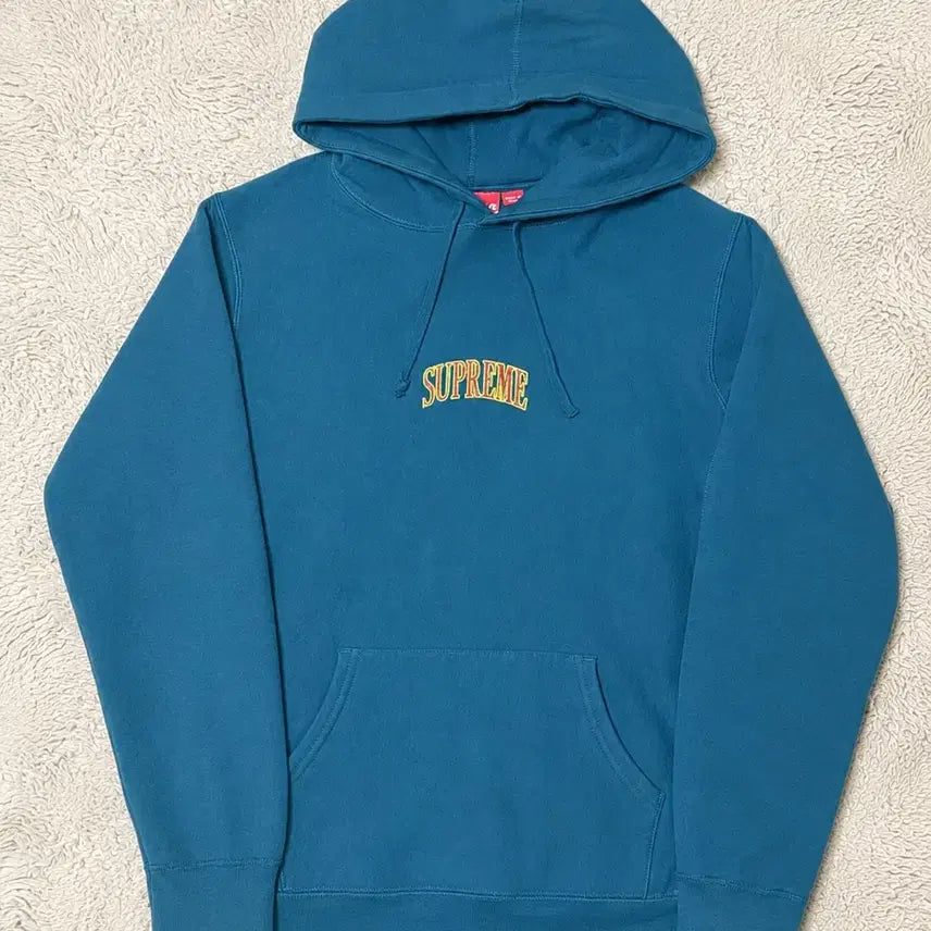 [BUNJANG] Supreme Blue Hoodie (M) / 슈프림 블루 후드티 M사이즈