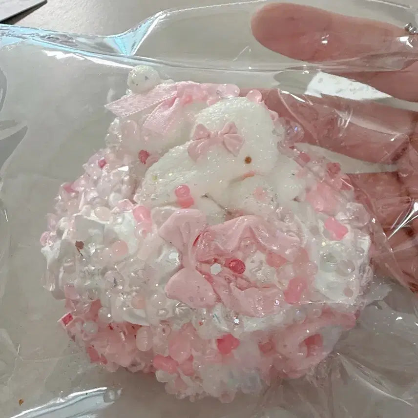 [BUNJANG] Nienienienie Nienienienie Squishy Toy (Pink & White) / nienienie 녜녜녜 말랑이