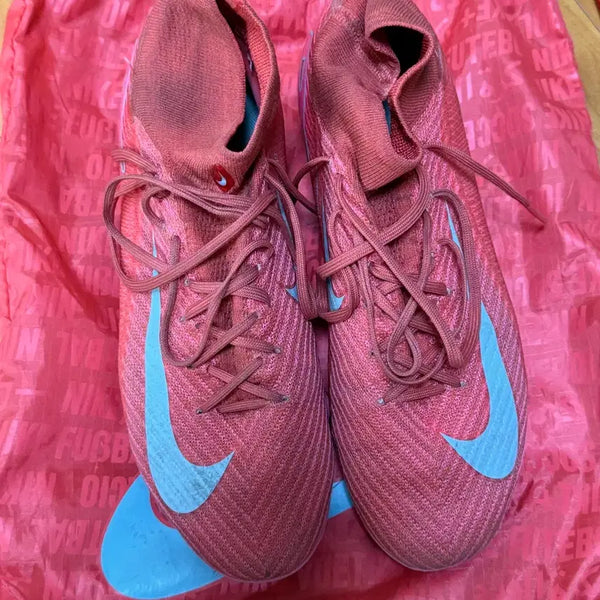 [BUNJANG] Nike Soccer Cleats Pink/Sky Blue / 나이키 축구화 핑크/하늘색