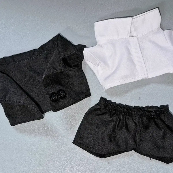 [BUNJANG] 10cm/20cm Doll Clothes Suit Set / 10cm 20cm 솜깅 인형옷 정장 세트