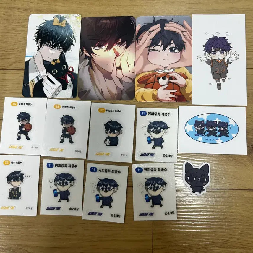 [BUNJANG] Garbage Time Choi Jongsu Photocard Sticker / 가비지타임 최종수 포토카드 포카 스티커 띠부띠부씰