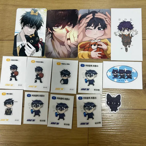 [BUNJANG] Garbage Time Choi Jongsu Photocard Sticker / 가비지타임 최종수 포토카드 포카 스티커 띠부띠부씰