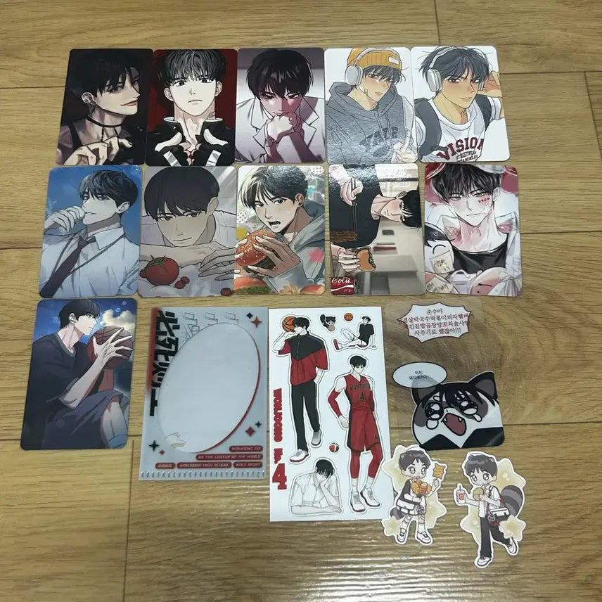 [BUNJANG] Garbage Time Jeon Young Joong Photocard Sticker Set / 가비지타임 전영중 포토카드 스티커 포카