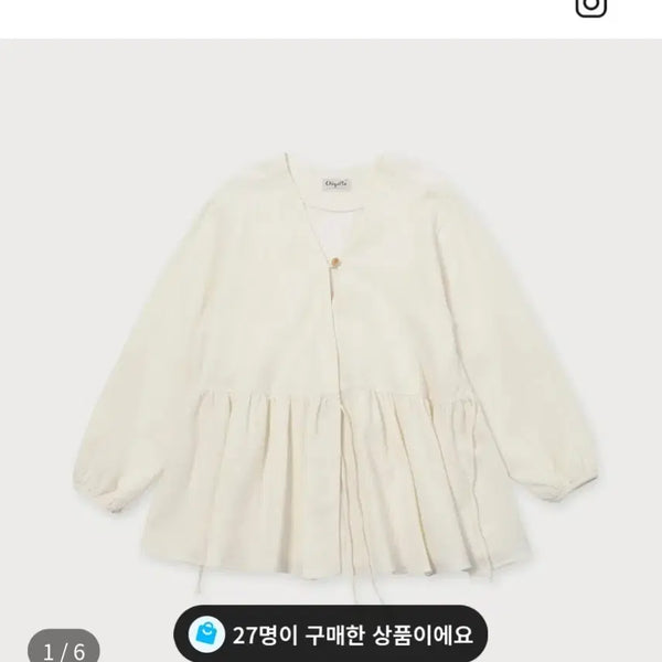 [BUNJANG] Chikita Wrap Blouse (Waffle Cotton) White / 단종제품) 치키타 랩 블라우스(와플 코튼)화이트