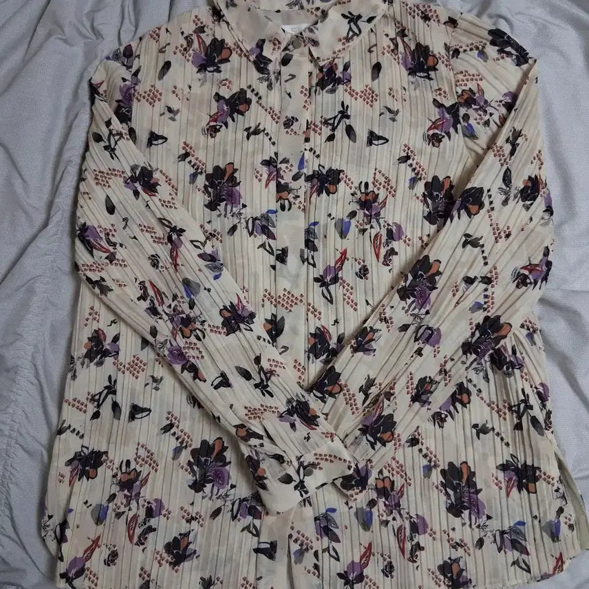 [BUNJANG] SJSJ Flower Pattern Blouse / 한섬SJSJ 플라워블라우스55